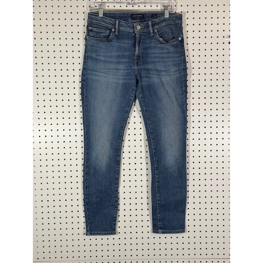 Lucky Brand Lolita Skinny Jeans Medium Wash Blue Denim 10/30 R 7WP10326